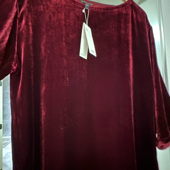 Eileen Fisher Velvet Dress - Picture 2 of 7